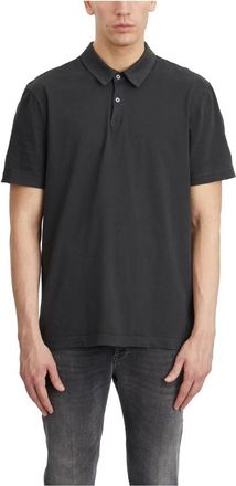James Perse Katoenen polo shirt - Heren - Polos - Grijs - 2XL - Katoen - Tops