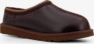 UGG Mens Tasman Leather Mule Brown Pelle Sandal