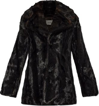 Zadig&Voltaire Fleur Cappotto in Eco-pelliccia - - Jackets - Donna - Marrone - L