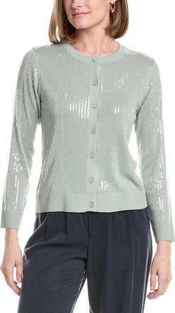 Anne Klein Sequin Cardigan