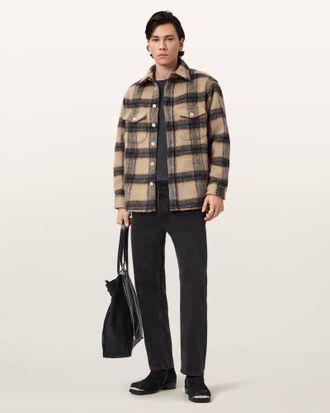 AllSaints Mogamy Long Sleeve Check Shirt