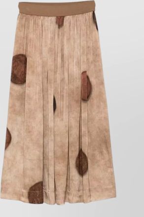 Uma Wang gillian midi skirt pleated polka dots