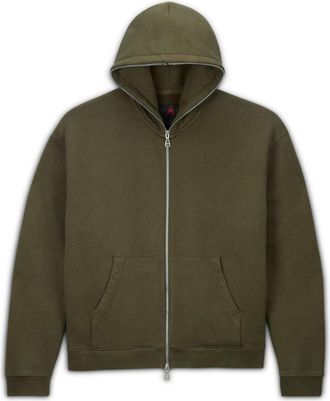 Nike Jordan Air Jordan x Travis Scott Full Zip Hooded Jacket Asia Sizing Military Green DZ5501-325