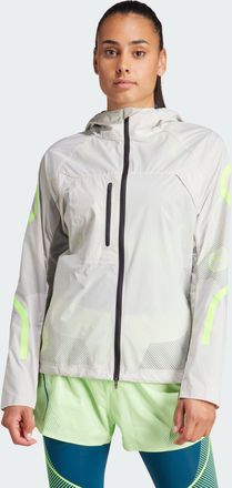 adidas ADIDAS by Stella McCartney Womens TruePace Running Jacket - White Recycled Material - Size X-Small