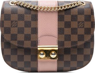 Louis Vuitton Pre-owned Womens Damier Ebene Cuir Taurillon Wight - Brown Textile - One Size