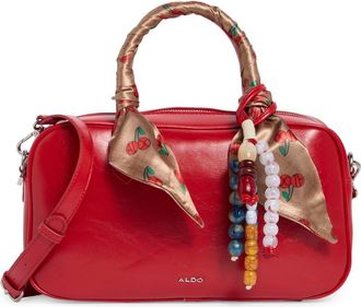 Aldo Bogdish Satchel Bag in Macaw Red at Nordstrom Rack