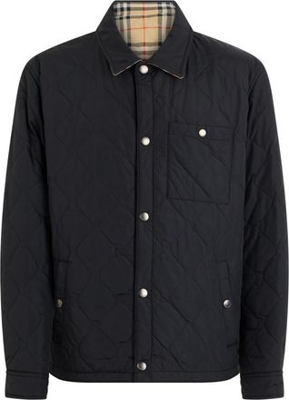 Burberry Dark Navy Quilted Jacket