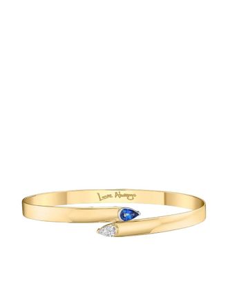 Phillips House 18kt yellow gold diamond sapphire toi et moi bracelet