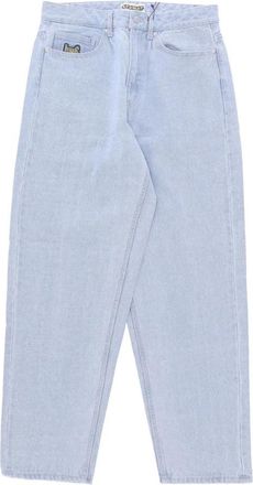 HUF Cromer Signature Lichtblauwe Jeans - Heren - Loose Fit Jeans - Blauw - W34 - Katoen - Jeans