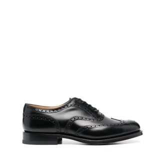 Churchs Burwood Leren Brogues - Heren - Nette schoenen - Zwart - 44 EU - Leer - Schoenen