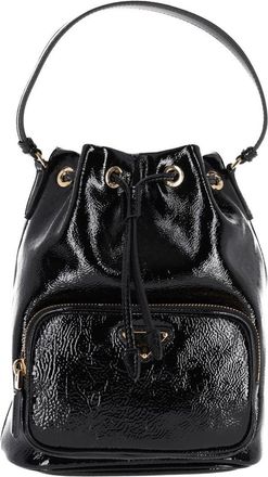 Prada Duet Patent Leather Bucket Bag