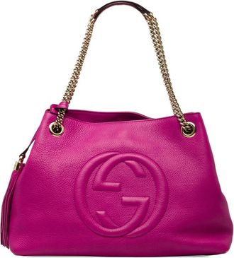 Gucci Pre-owned Gucci Medium Calfskin Soho Chain Tote Ladies VFQ4XCOIGMAF83GD