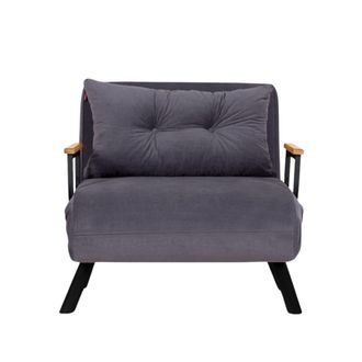 Calicosy Sillón cama en tela L67 cm - Gris