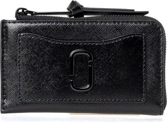 Marc Jacobs Wallets & Cardholders, female, Black, ONE SIZE, Black Saffiano Leather Wallet