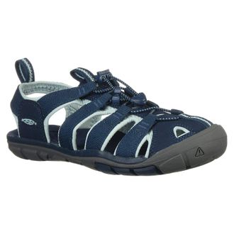 Keen Clearwater CNX Textile Womens Hook and loop Sandals - Navy Blue Glow - Size:UK 7.5