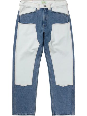 Aries Tweekleurige jeans - Blauw