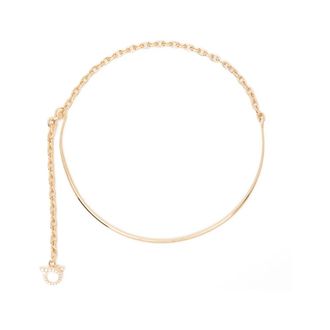 Ferragamo Necklaces, female, Yellow, Size: ONE SIZE Gancini Pendant Necklace