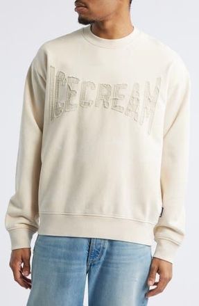 Icecream Fast Oversize Crewneck Sweatshirt in Fog at Nordstrom Rack, Size Xxx-Large