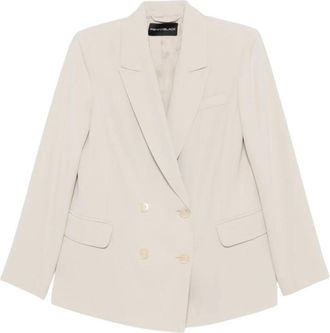 Pennyblack Dubbelrijige Blazer - Dames - Blazers - Beige - 2XS - Polyester - Jassen