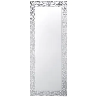 Beliani Beliani - Espejo De Pared Plateado 50 X 130 Cm Vertical Sal&oacute;n Dormitorio Marans