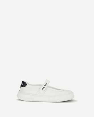 Miu Miu Ballerine Sneakers in pelle Woman 40.5