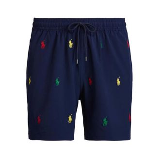 Ralph Lauren Badmode, Heren, Blauw, L, Polyester, Zwemshorts