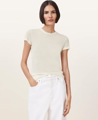AllSaints Modal June Short Sleeve T-shirt, Size: L