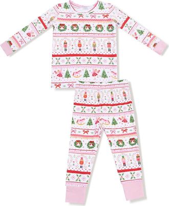 Angel Dear Kids Sugar Plum Fairy Lounge Top & Leggings Set in White at Nordstrom, Size 6-12M