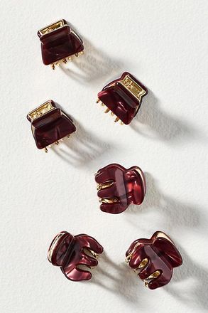 Anthropologie Mini Claw Clips, Set of 6