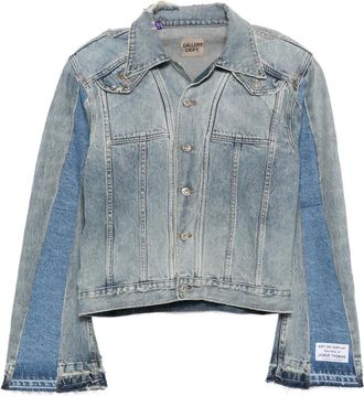 Gallery Dept. Giacca denim con design patchwork - Blu