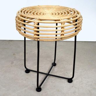 Wanda Collection Wanda Collection - Mesa auxiliar en ratán Emma