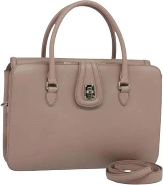 Miu Miu Pre-owned Hand Bag - Dames - Vintage Handtas - Roze - ONE Size - Leer - Vintage