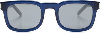 Saint Laurent Eyewear SL 581 square-frame sunglasses - unisex - Acetate - 51 - Blue