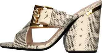 N&deg;21 Schoenen, Dames, Beige, 39 EU, Leer, Leren Mules