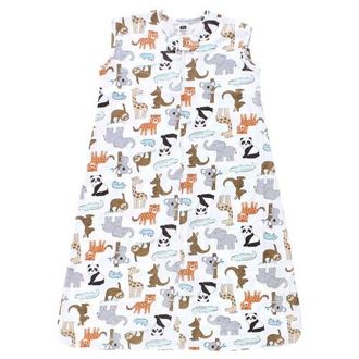 Hudson Baby Cotton Sleeveless Wearable Sleep Sack, Sack, Blanket in Zoo Animals at Nordstrom