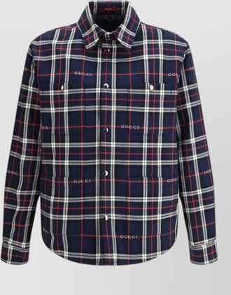 Gucci cotton shirt jacket
