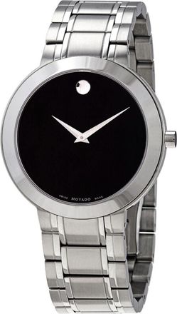 Movado Mens Stiri Black Dial Watch