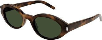 Saint Laurent SL 567 Zonnebril - unisex - Zonnebrillen - Bruin - 51 MM - Nylon - Accessoires