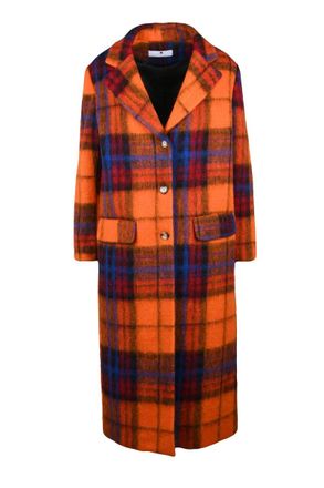 Olivier Horigamy Long Coat - Orange