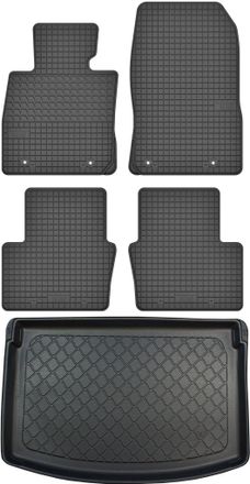 OEM Mazda Cx-3 Suv De Junio De 2015 A 2021. Juego De Alfombrillas De Goma Para Coche Y Alfombrilla Para Maletero