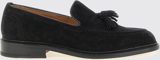 Trickers Mocassino Elton in pelle di vitello scamosciata con nappine