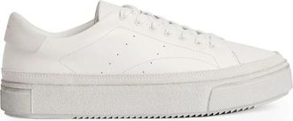 AllSaints Allsaints Trish Sneakers Chalk White Leather Platform Shoes ZOGG2739