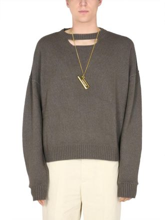 AMBUSH Grey Crew Neck Sweater