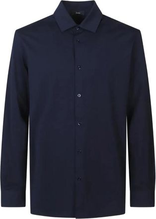 Herno Casual Shirt - Heren - Casual Overhemden - Blauw - L - Overhemden
