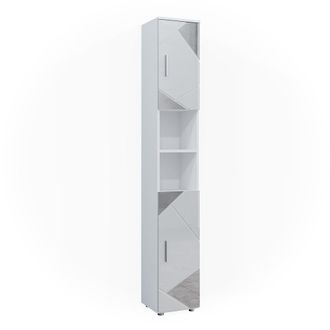 Vicco Armario De Ba&ntilde;o Irma, Blanco, 30 X 192 Cm