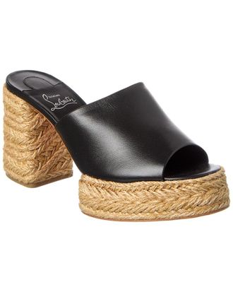 Christian Louboutin Calakala 85 Leather Mule