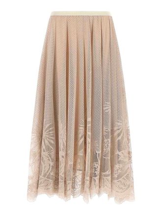 Fabiana Filippi Jacquard lace skirt