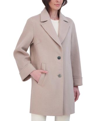 Elie Tahari Double Face Wool-Blend Coat
