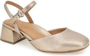 Gentle Souls Lucinda Ankle Strap Pump in Gravel Leather at Nordstrom Rack, Size 6.5