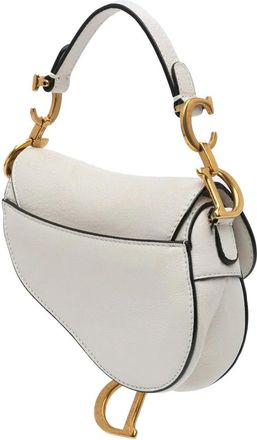Dior Hobo Bags - 2021 Micro Goatskin Saddle - Gr. unisize - in Weiß - für Damen